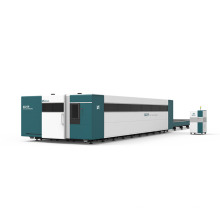 2020 Brand NEW Suoer Large Double Table  fiber laser cutting machine  With Cover 4000W - 15kw with exchange platform